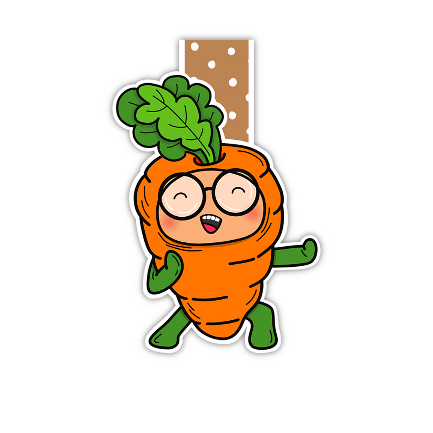Carrot Beanjamin (magnetic bookmark)