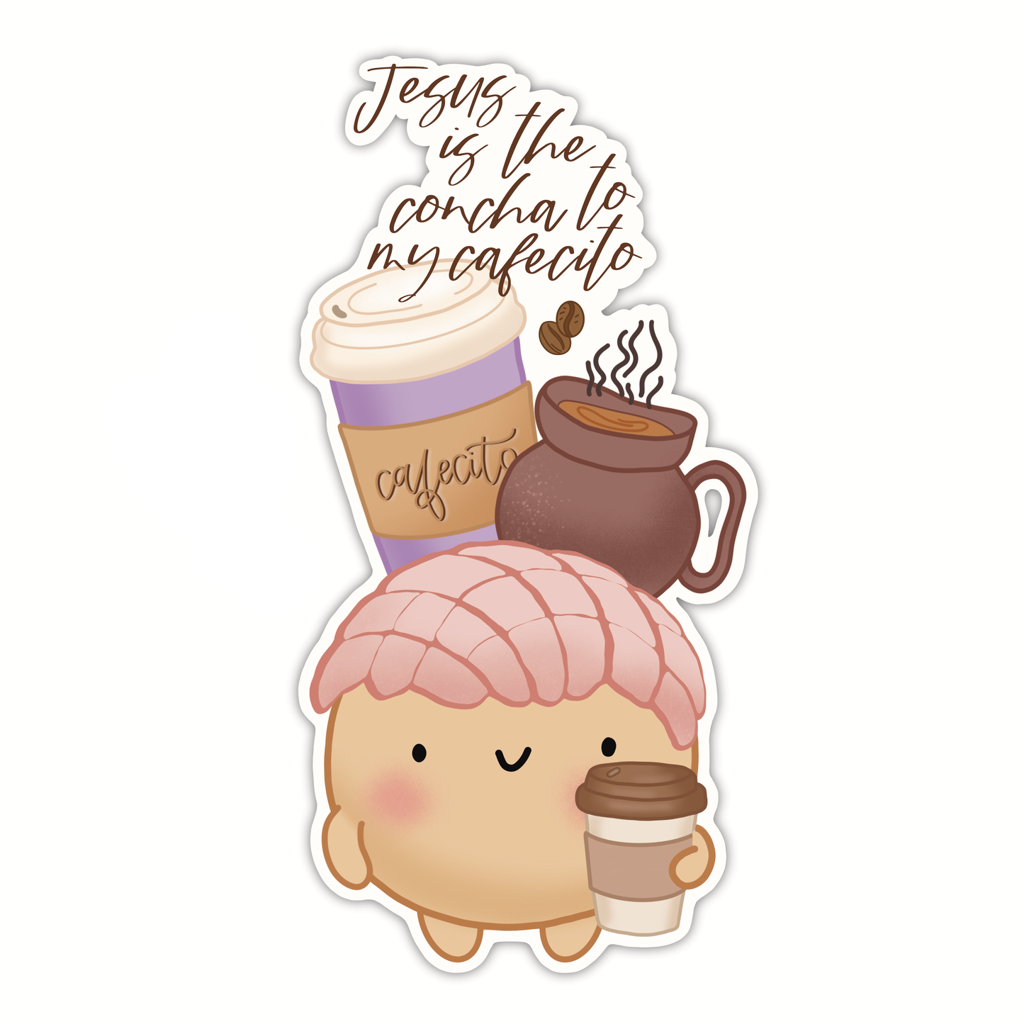 Jesus Is The Concha To My Cafecito (bookmark)
