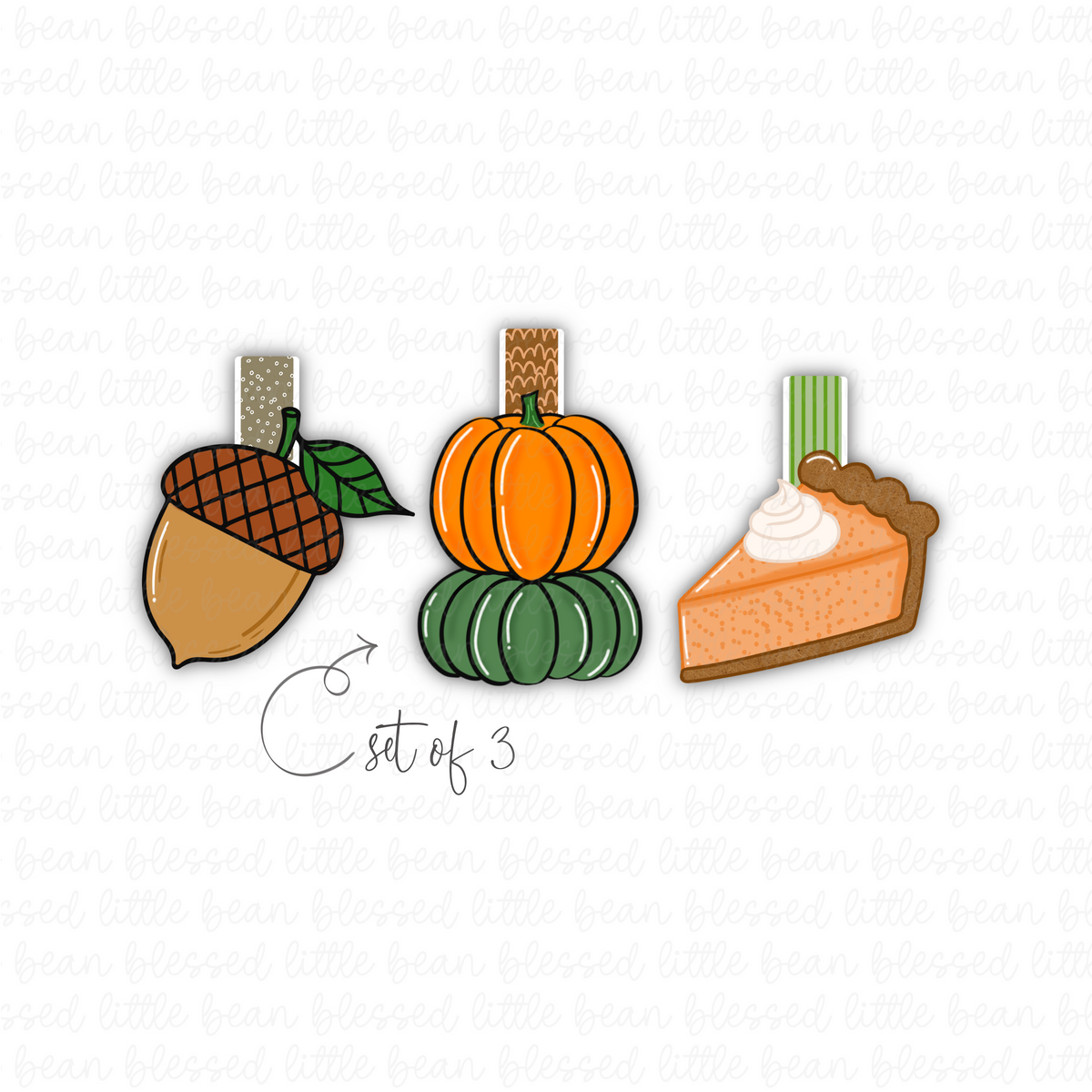 Fall Icons (magnetic bookmark set)