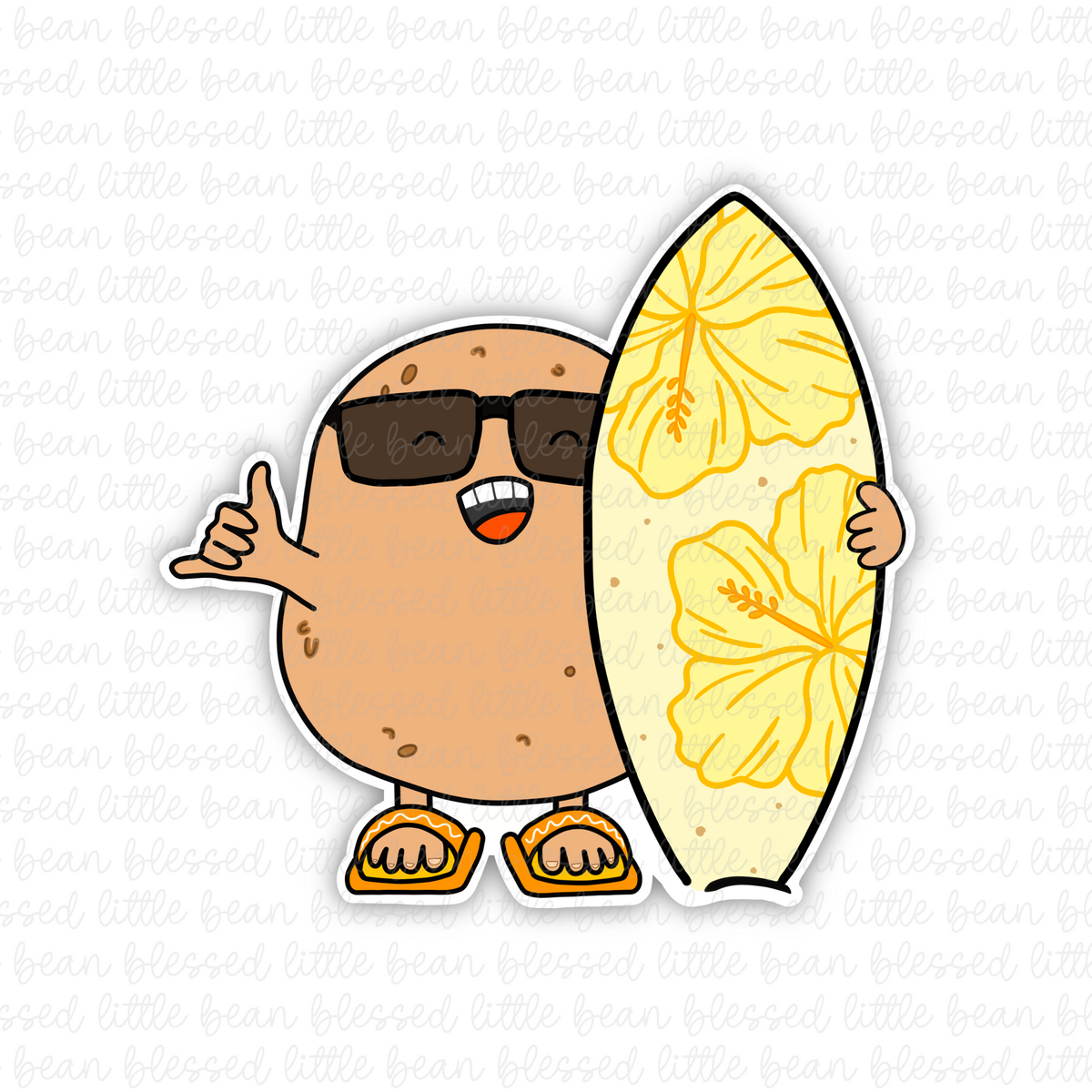 Surfboard Beanjamin (sticker)