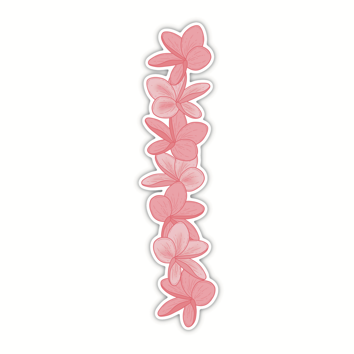 Plumeria Pink (Bookmark/Sticker)