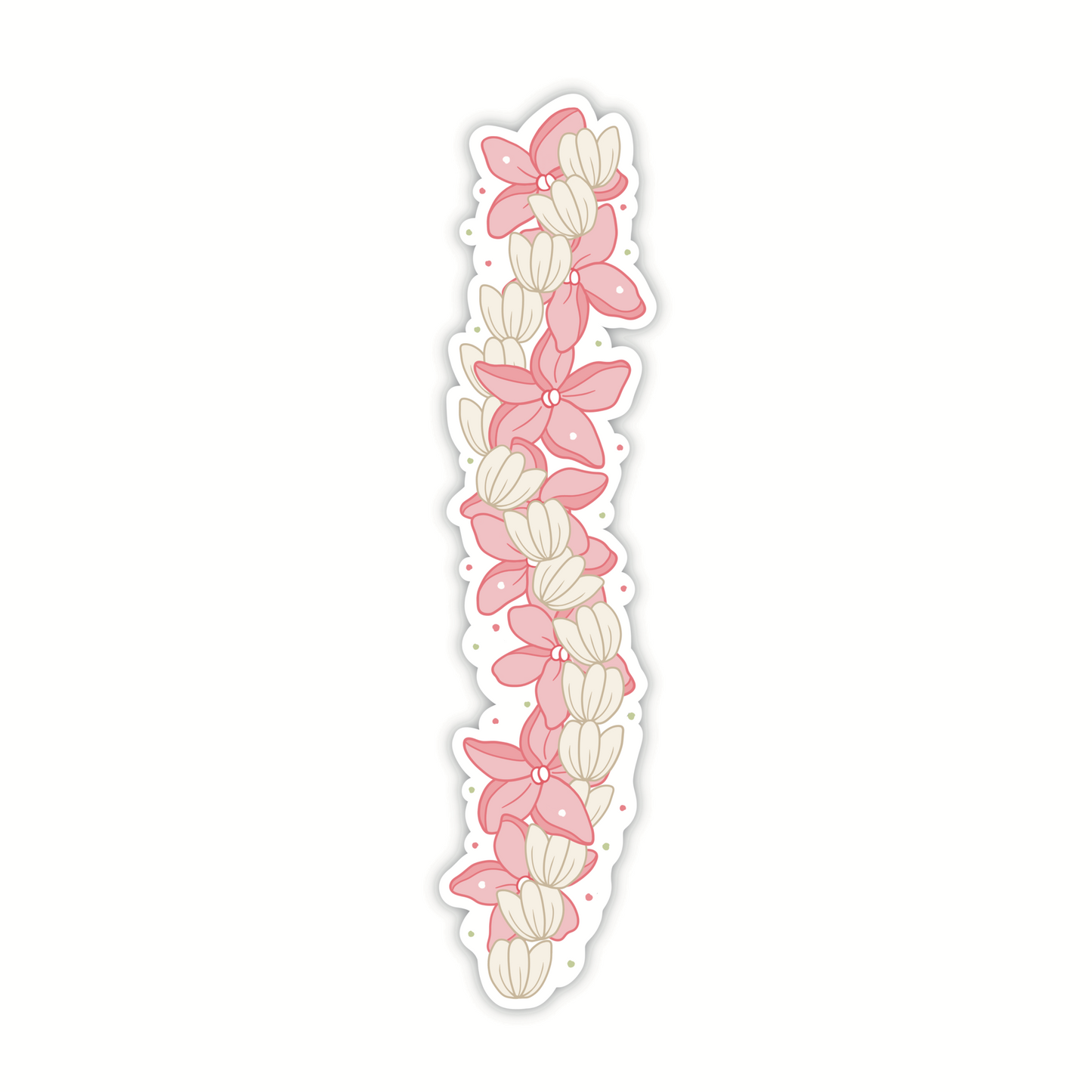 Plumeria Tuberose (Bookmark/Sticker)