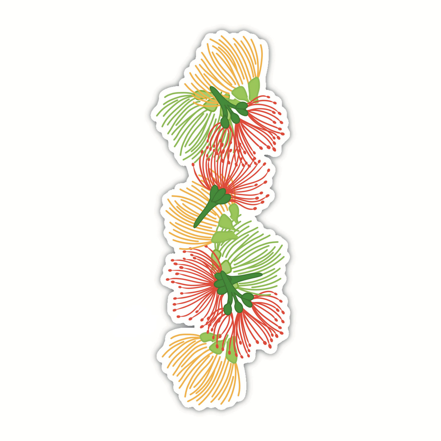 Lehua Multicolor (bookmark/sticker)