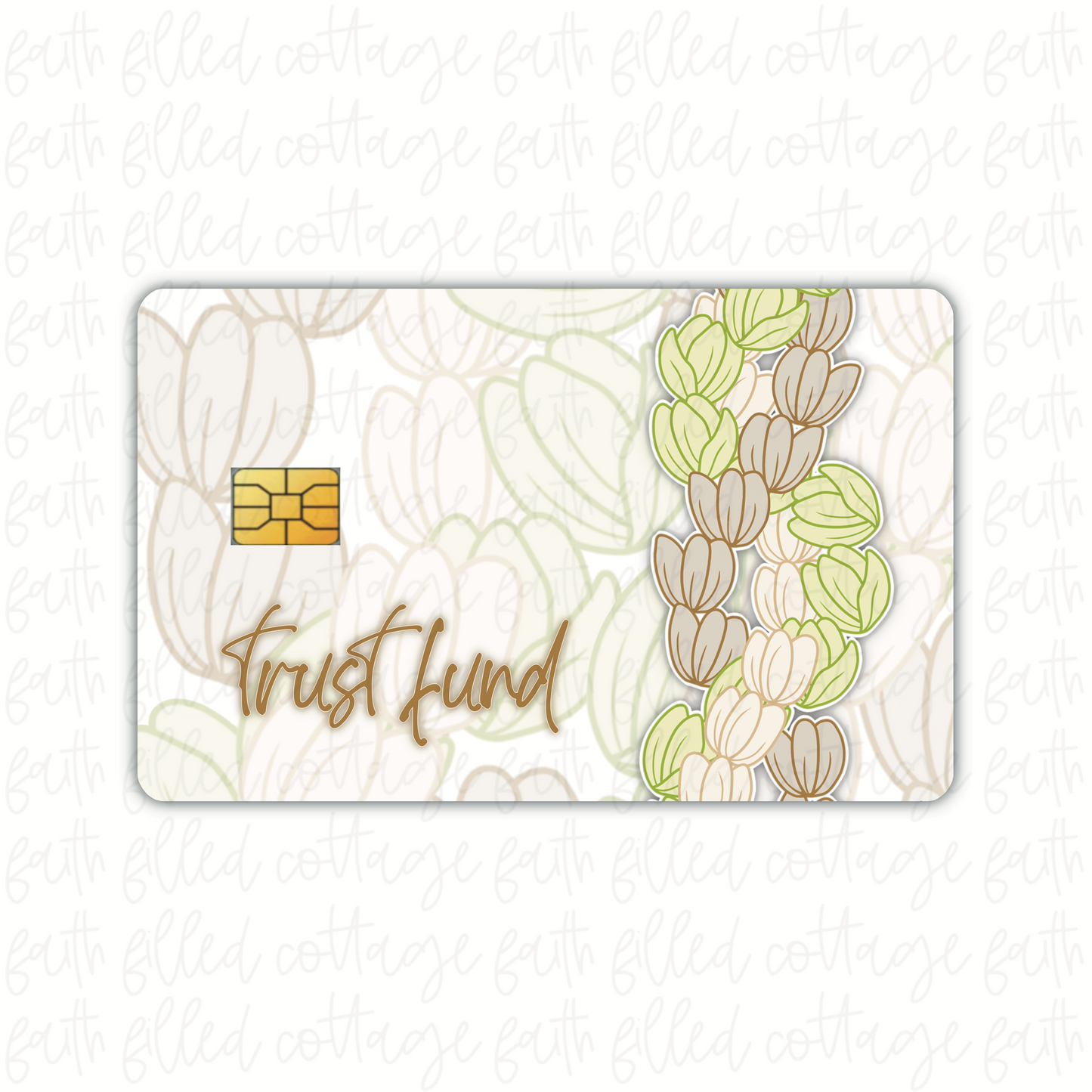 Earthy Tuberose (debit card skin)