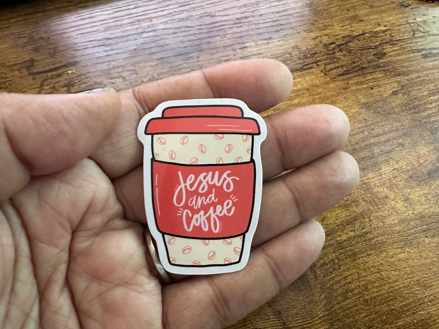 Jesus & Coffee (sticker)