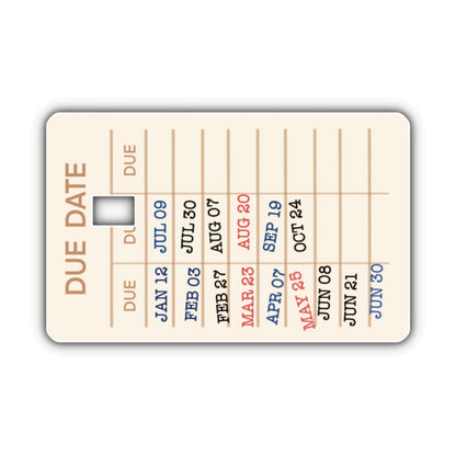 Library Card (debit card skin)