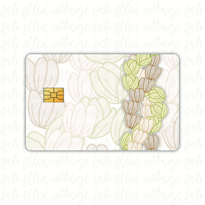 Earthy Tuberose (debit card skin)