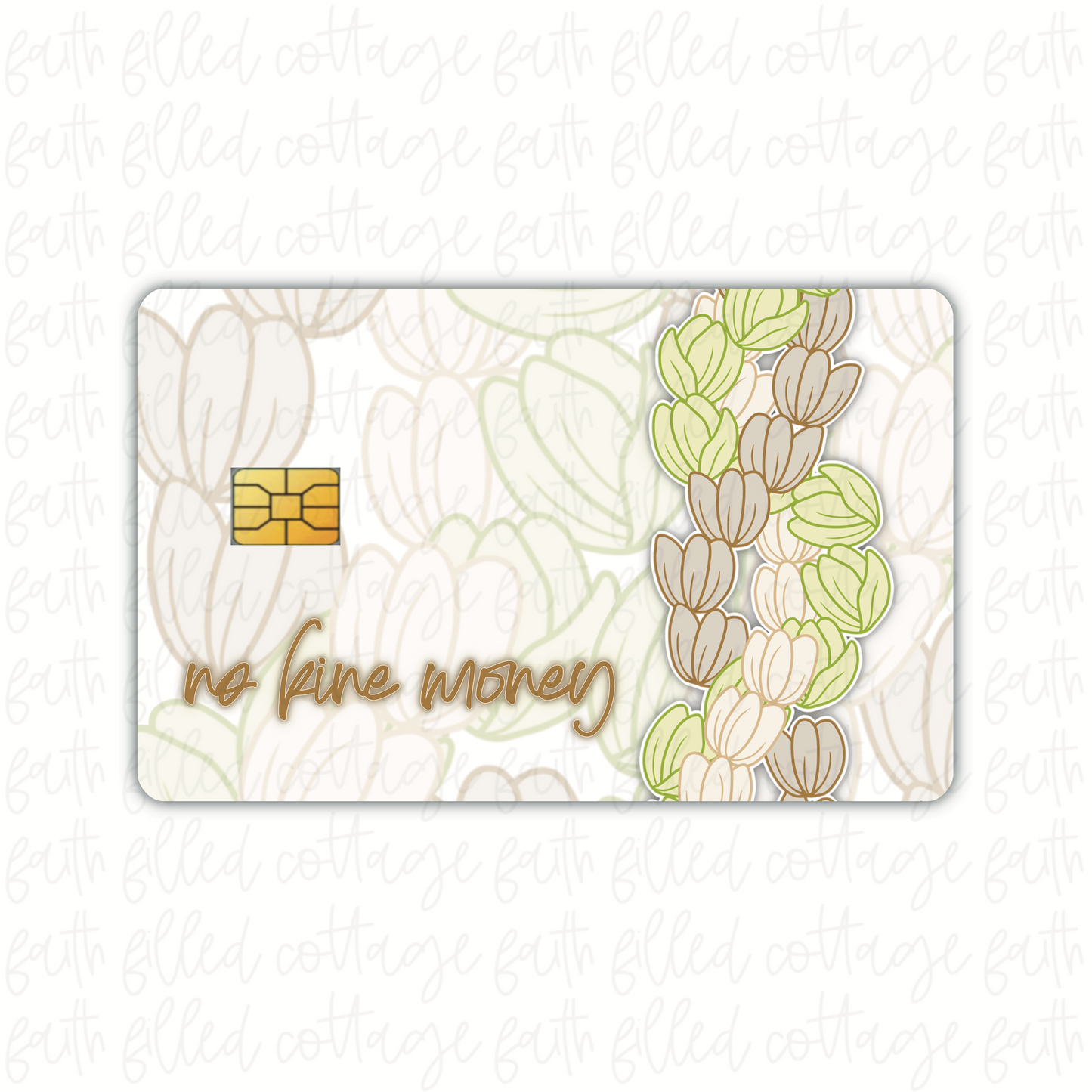 Earthy Tuberose (debit card skin)