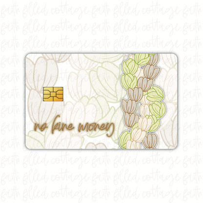 Earthy Tuberose (debit card skin)
