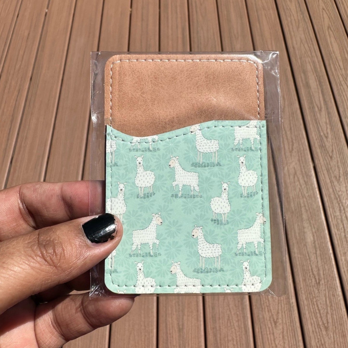 Happy Llamas Phone Wallet