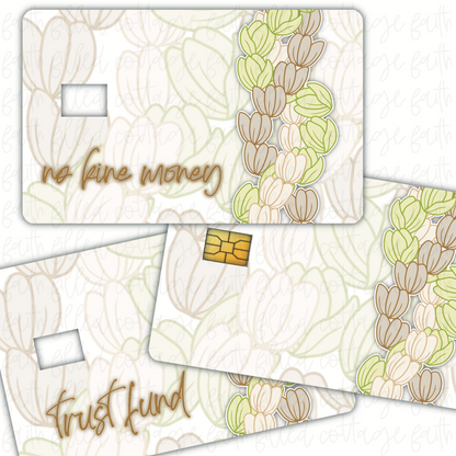 Earthy Tuberose (debit card skin)