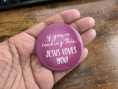 Jesus Loves You Button
