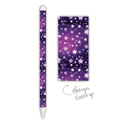 Purple Stars (apple pencil skin)