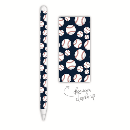 Baseball Blue (apple pencil skin)