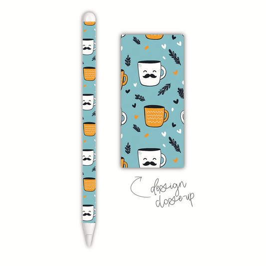 Coffee Mustaches (apple pencil skin)