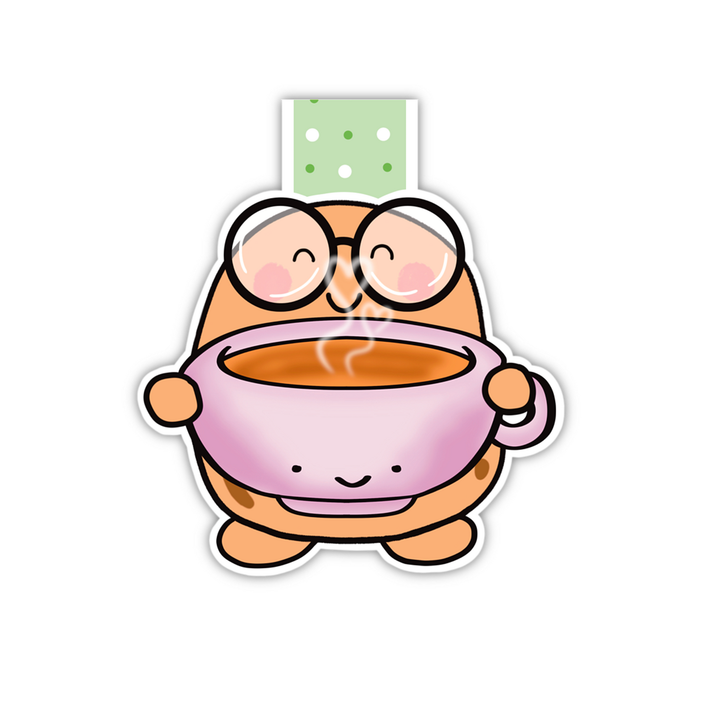 Large Coffee Beanjamin (magnetic bookmark)