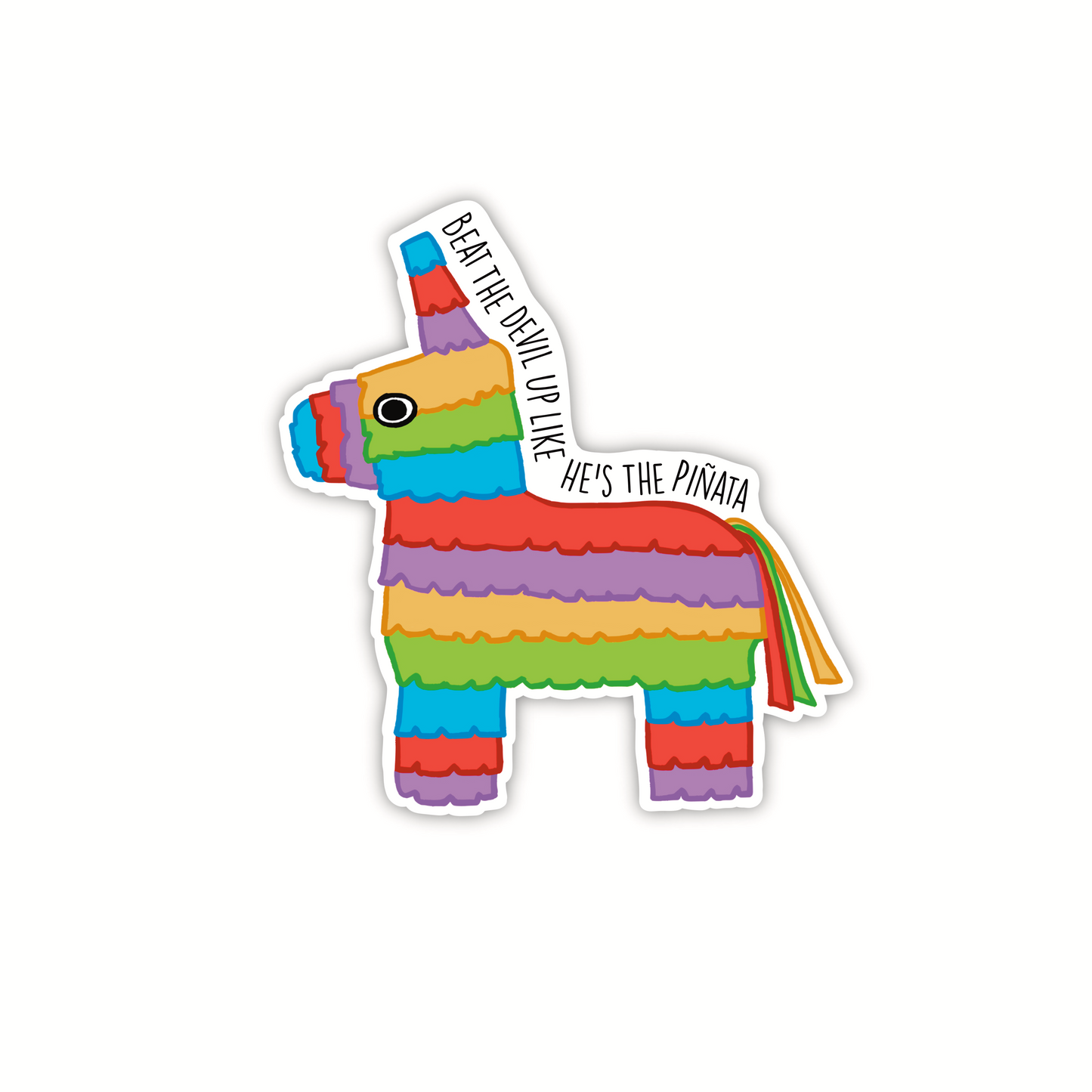 Beat The Devil Piñata (sticker)