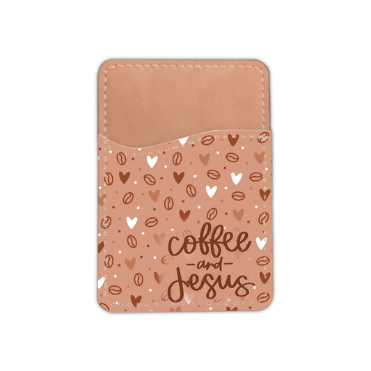 Coffee & Jesus Phone Wallet