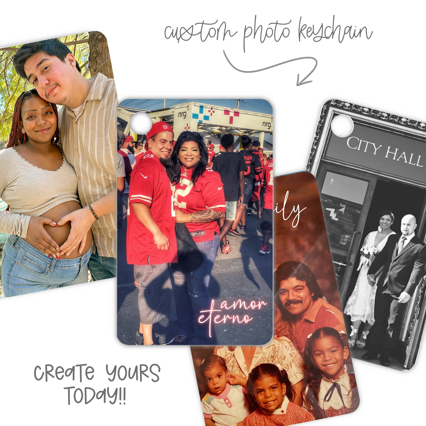 Custom Photo Keychain