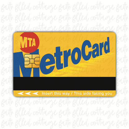 Metro Card (debit card skin)