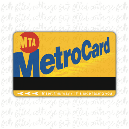 Metro Card (debit card skin)