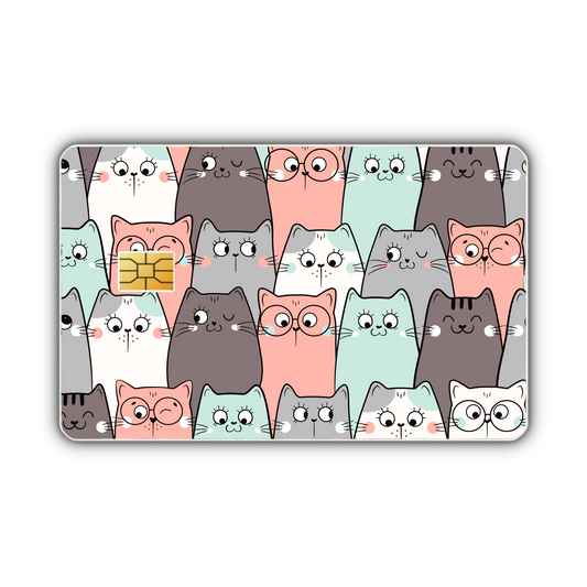 Pastel Cats (debit card skin)