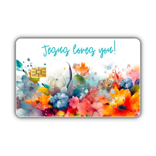 Jesus Loves You (debit card skin)