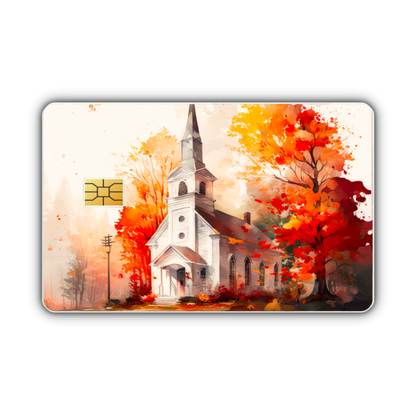 Autumn Church (debit card skin)
