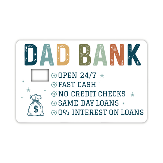 Dad Bank (debit card skin)
