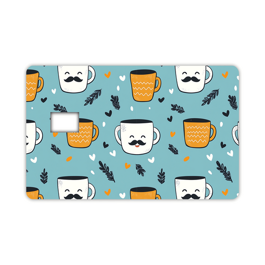 Coffee Mustaches (debit card skin)