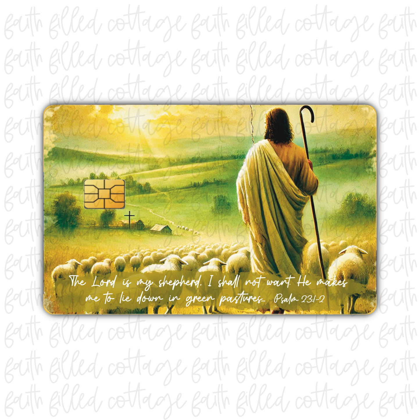 The Lord Is My Shepherd (debit card skin)