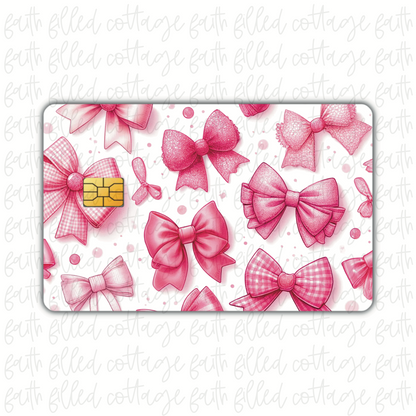 Pink Bows (debit card skin)