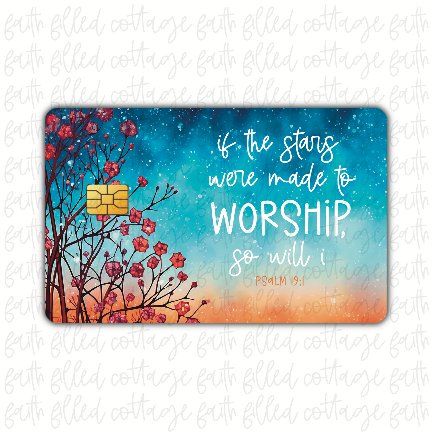 If The Stars Were Made To Worship (debit card skin)