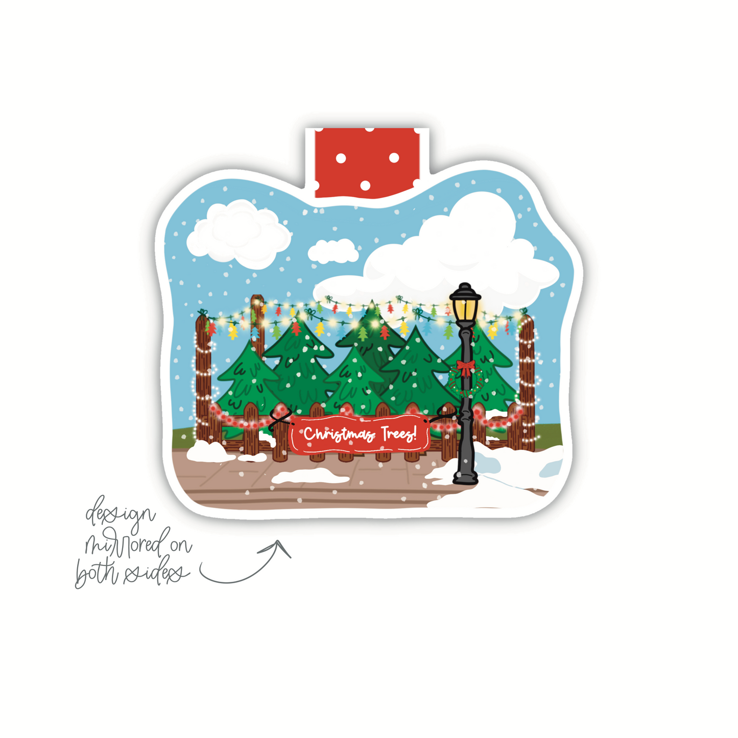 GG Christmas - Tree Lot (magnetic bookmark)