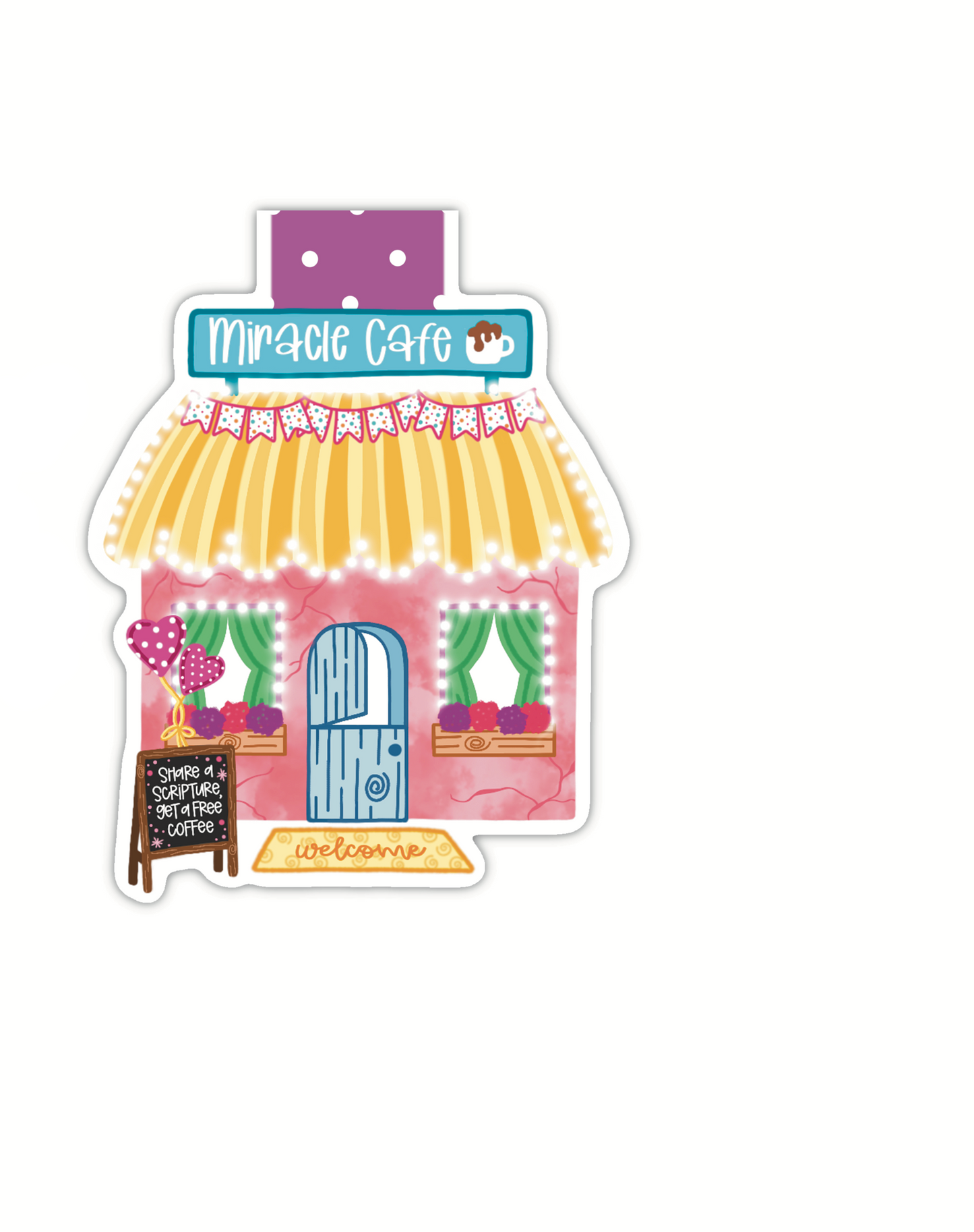 GG Spring - Miracle Cafe (magnetic bookmark)