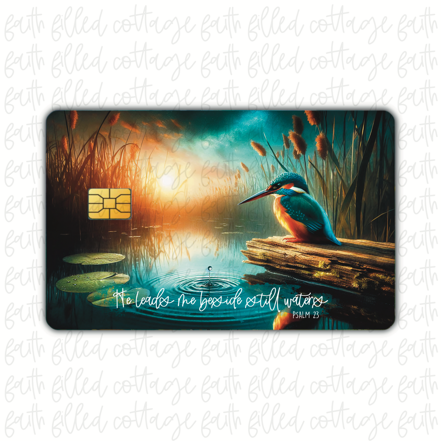 He Leads Me (debit card skin)