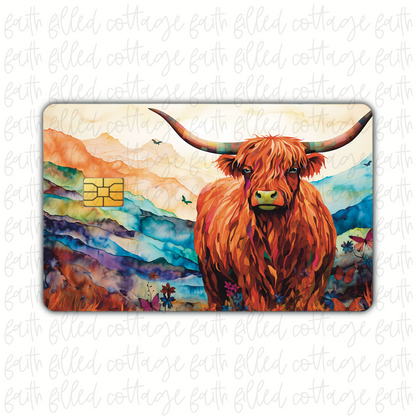 Highland Cow (debit card skin)