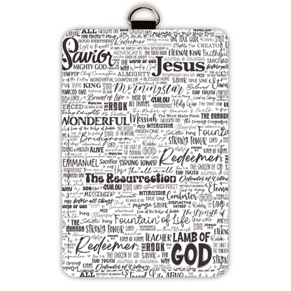 He Is (badge holder)