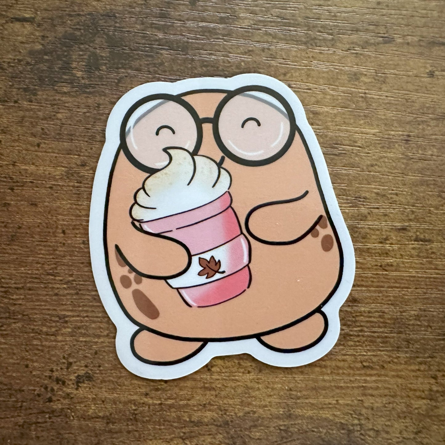 Fall Drink Beanjamin (sticker)