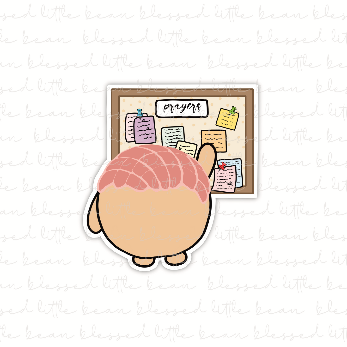 Prayer Board Conchita (sticker)