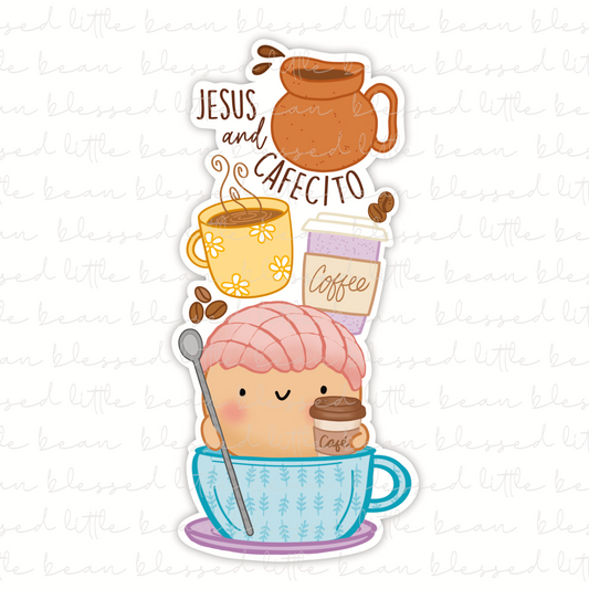 Jesus And Cafecito (bookmark)