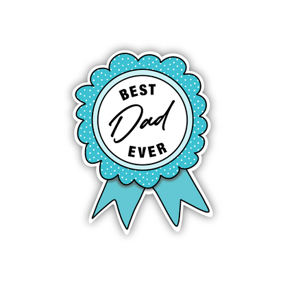 Best Dad Ever Ribbon (sticker)