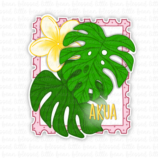 Monstera Stamp (sticker)