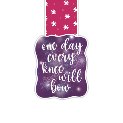 Every Knee Will Bow (magnetic bookmark)