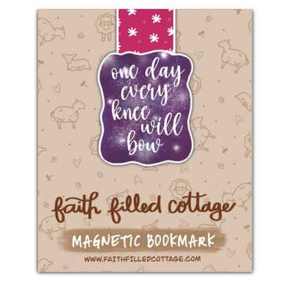 Every Knee Will Bow (magnetic bookmark)