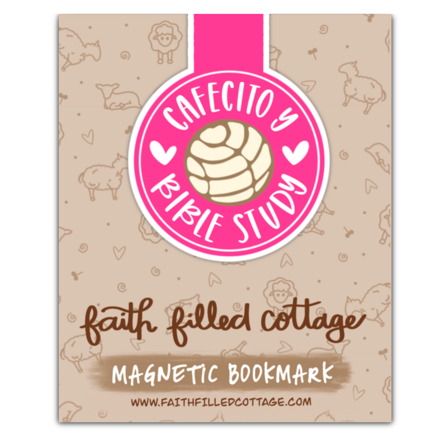 Cafecito Y Bible Study (magnetic bookmark)