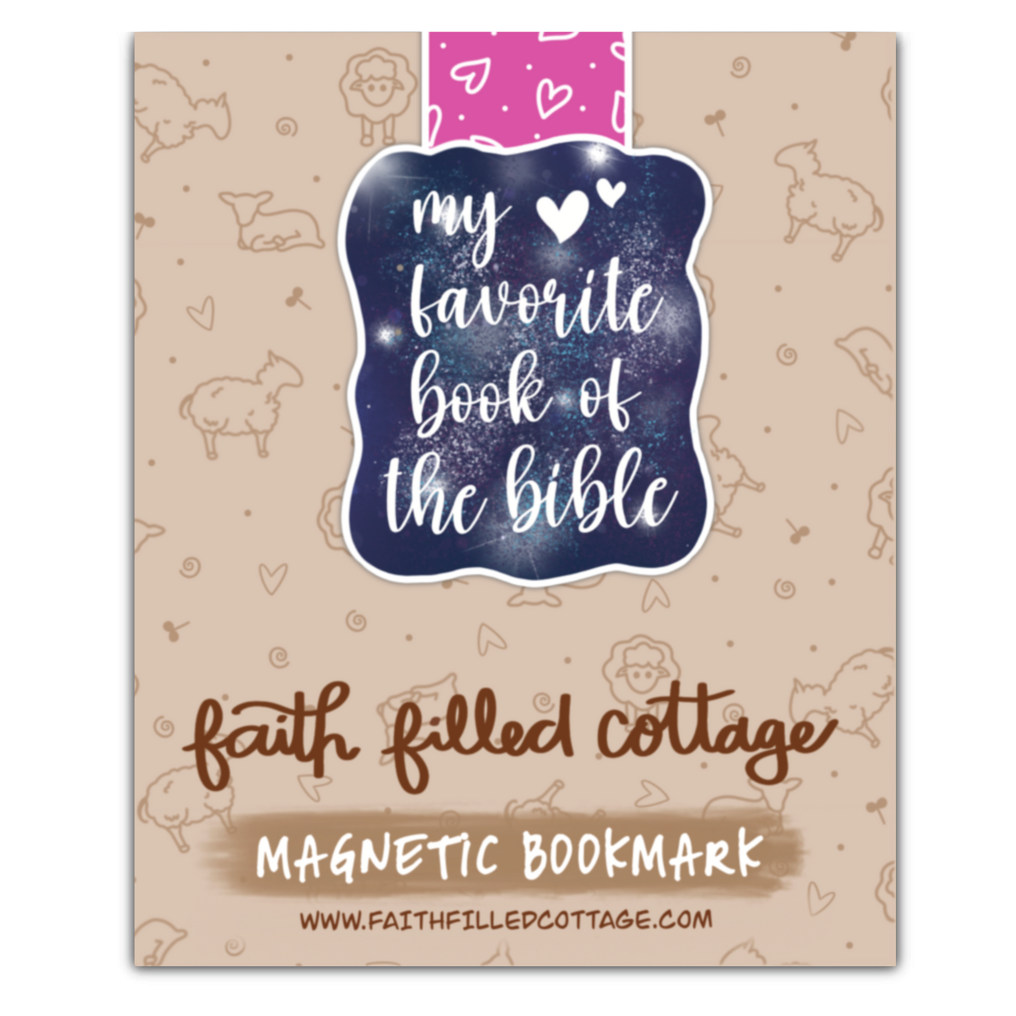 My Favorite Book Of The Bible (magnetic bookmark)