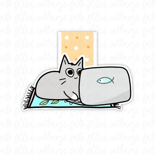Kitty Laptop  (magnetic bookmark)
