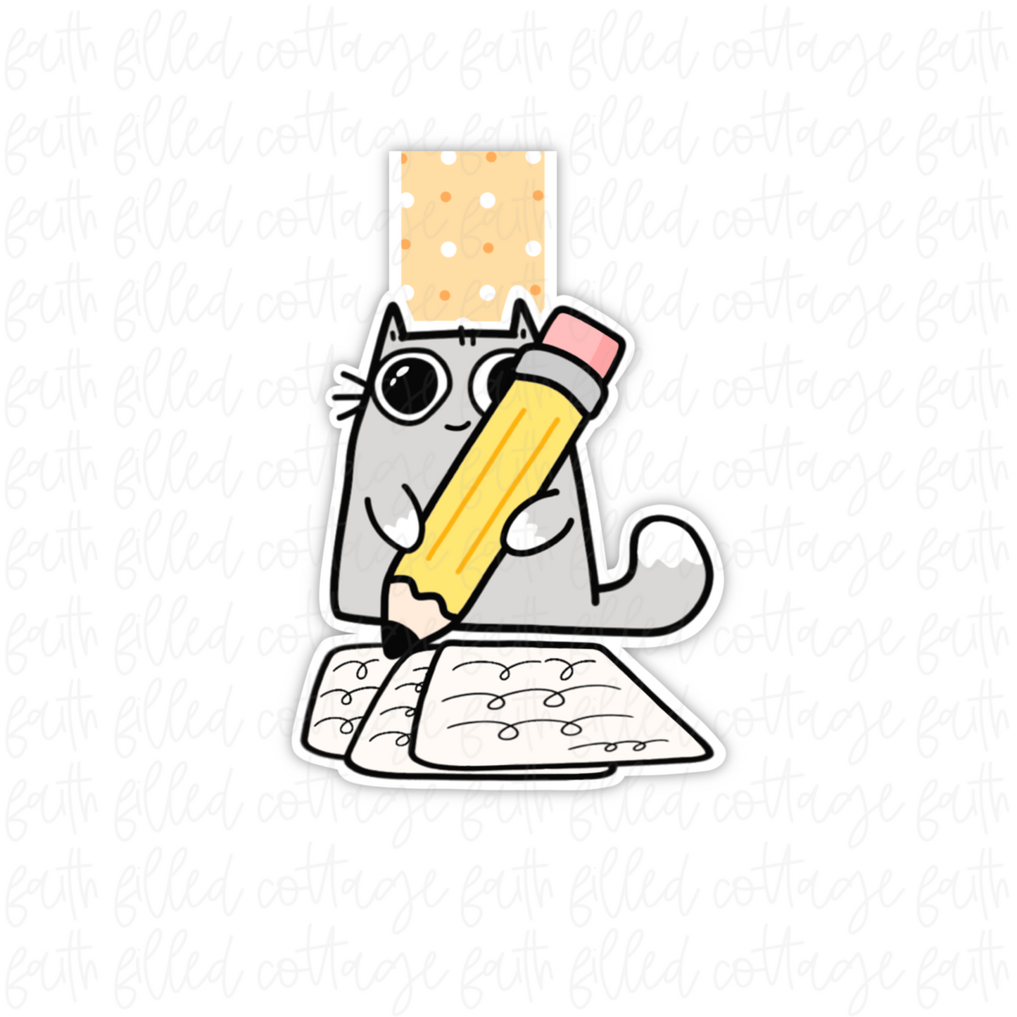Kitty Bible Study Notes (magnetic bookmark)
