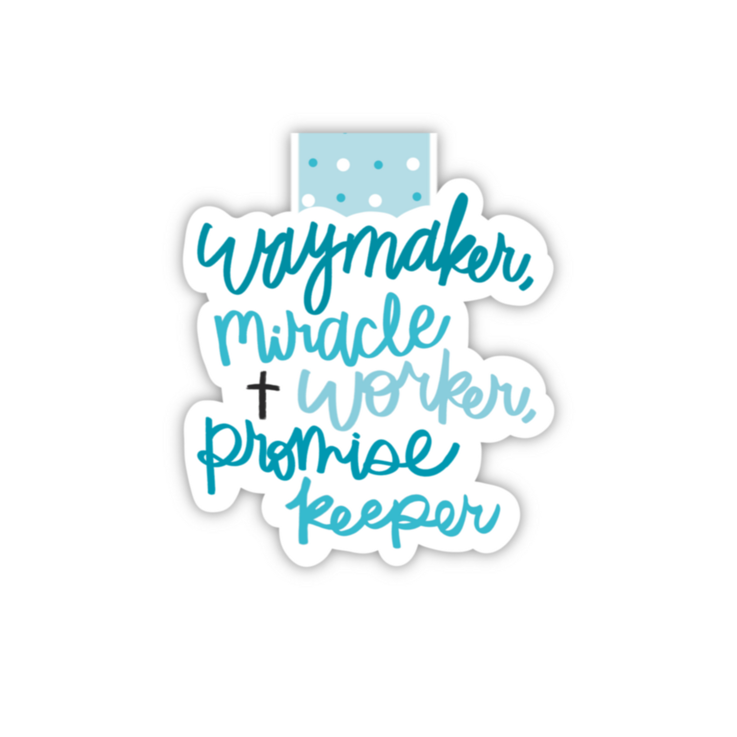 Waymaker, Miracle Worker (magnetic bookmark) - 2 colors